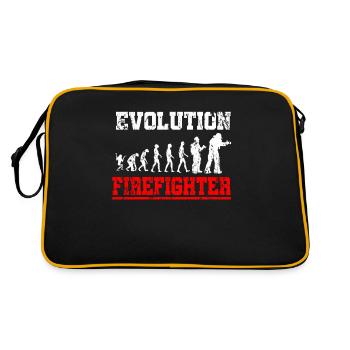 Evolution du service incendie - Sac Retro - noir/or - Dos