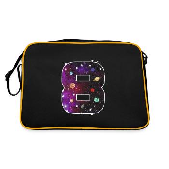 Astronaut 8th birthday - Retro Bag - black/gold - Back