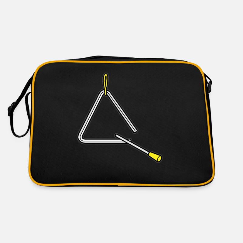 TRIANGLE Triangel Musicer Percussion Percussionist Retro Tasche