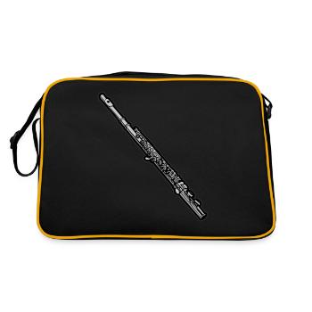 Flûte flûte flûte oboe Flûtiste Flûtiste Flûtiste Musikverein - Sac Retro - noir/or - Dos