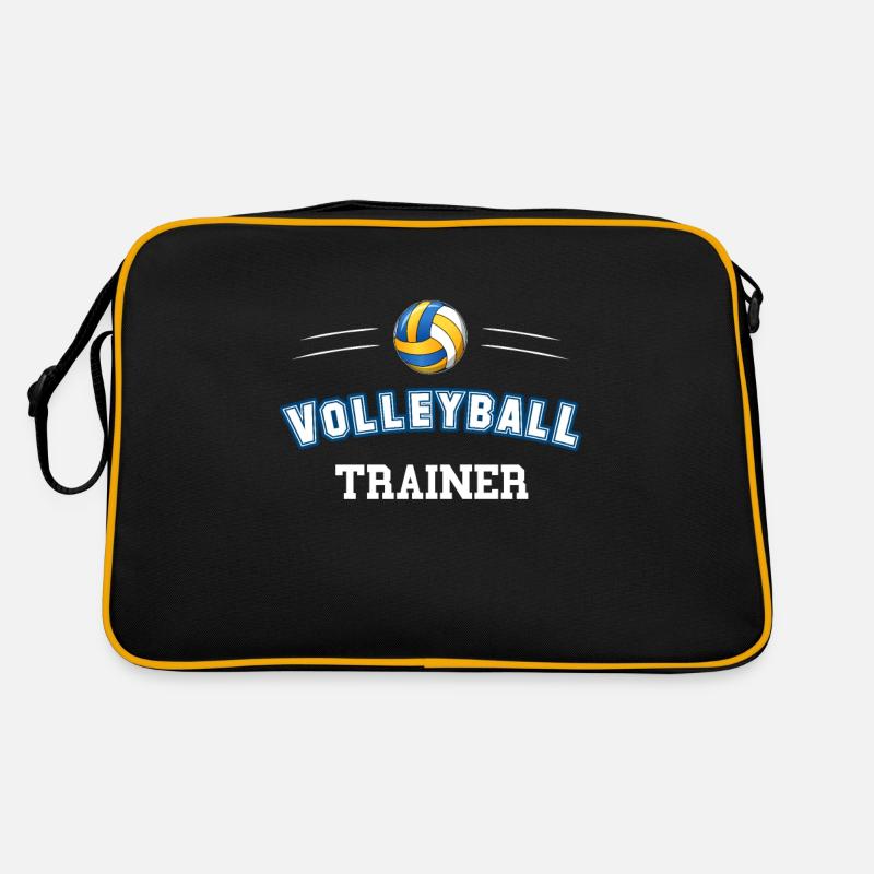 Volleyball coach gift. Retro Bag