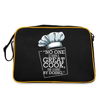Chefkoch - Retro Tasche - Schwarz/Gold - Hinten