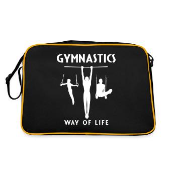 gymnastics - Retro Bag - black/gold - Back