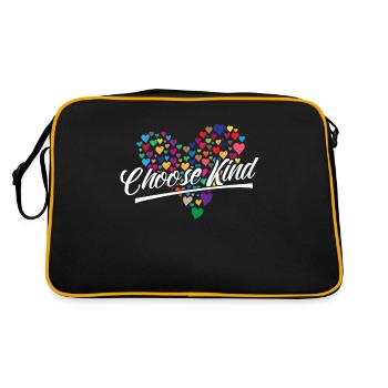 Choisissez Kind - Kindness - Anti - Bullying - Sac Retro - noir/or - Dos
