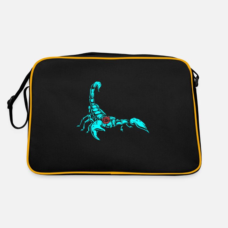 Skorpion Sternzeichen Astrologie - Retro Tasche - Schwarz/Gold