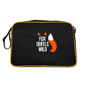 Schwabe Swabian Fox Fux Deifels Wild Gift - Retro Bag - black/gold - Back
