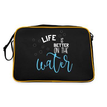 Croisière - Croisière - Croisière - Eau - Sac Retro - noir/or - Dos