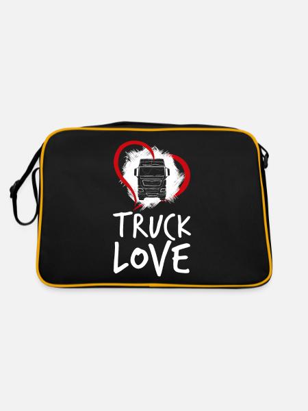 Camion - Sac Retro - noir/or - Dos