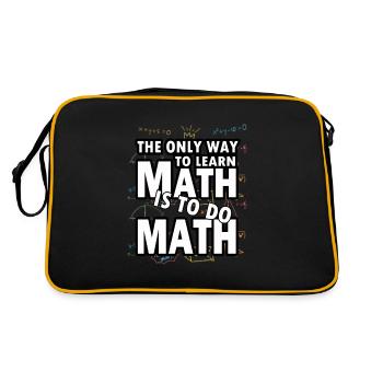 Mathématiques Maths Mathématicien expérience cadeau - Sac Retro - noir/or - Dos