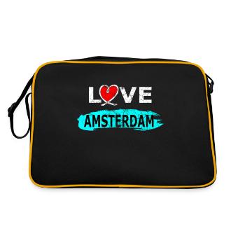 Amsterdam - Sac Retro - noir/or - Dos