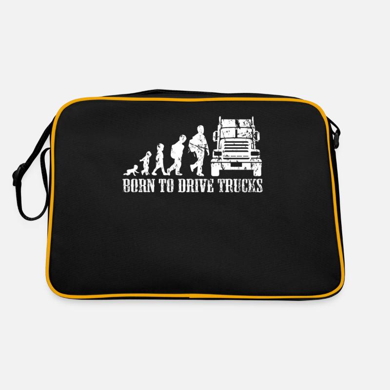 Trucker Evolution kid baby truck gift Retro Bag