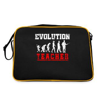 Evolution de l'enseignant - Sac Retro - noir/or - Dos