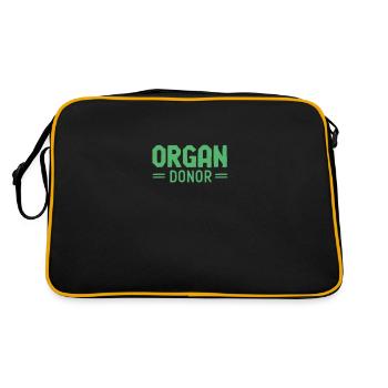Donate organs - Retro Bag - black/gold - Back