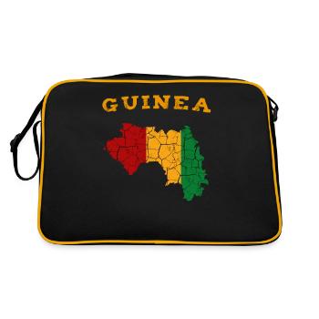 Cool cadeau de Conakry pour la République de Guinée - Sac Retro - noir/or - Dos
