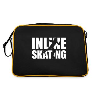 inline skating skating sport inline skates - Retro Bag - black/gold - Back