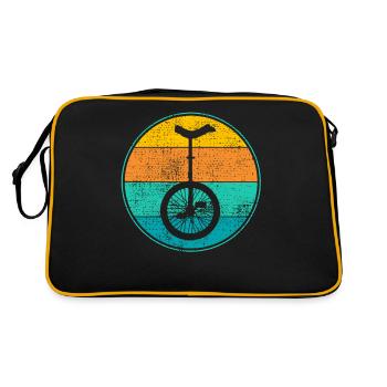 monocycle - Sac Retro - noir/or - Dos