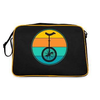 monocycle - Sac Retro - noir/or - Dos