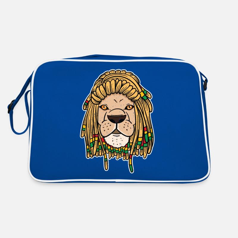 Reggae Rasta Rastafari Löwe Dreadlocks Geschenk Retro Tasche