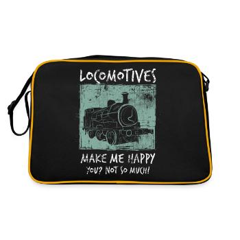 Locomotive - Sac Retro - noir/or - Dos