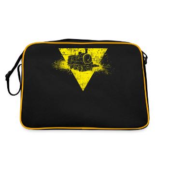 Locomotive ferroviaire - Sac Retro - noir/or - Dos