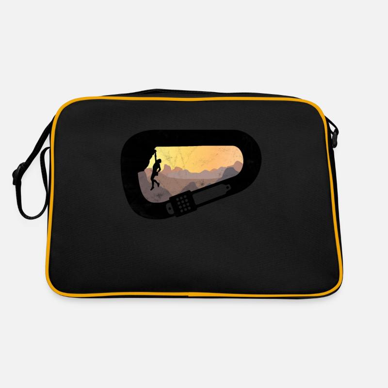 Bouldering Rock Climbing Carabiner Mountain Retro Bag