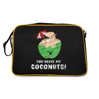 coconut - Retro Bag - black/gold - Back