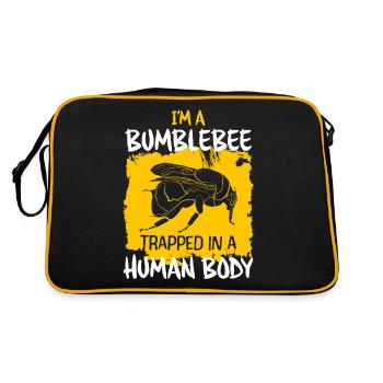 Bumblebee - Retro Bag - black/gold - Back