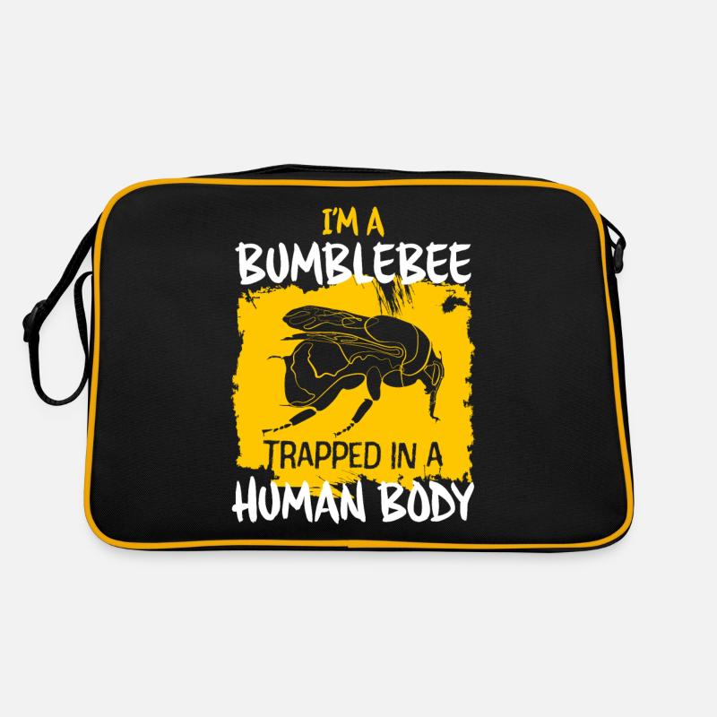 Hummel - Retro Tasche - Schwarz/Gold