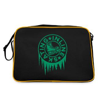 inline skating - Retro Bag - black/gold - Back