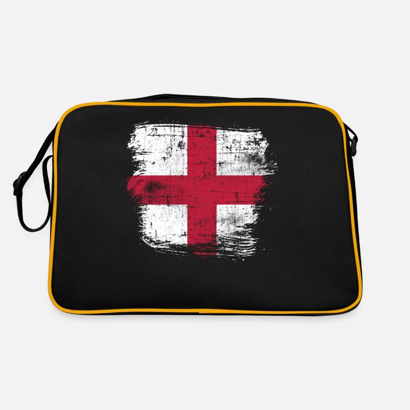 England - Retro Bag - black/gold