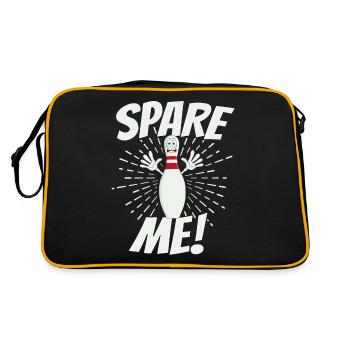 Bowling Bowling Team Club Bowling Pin - Retro Bag - black/gold - Back