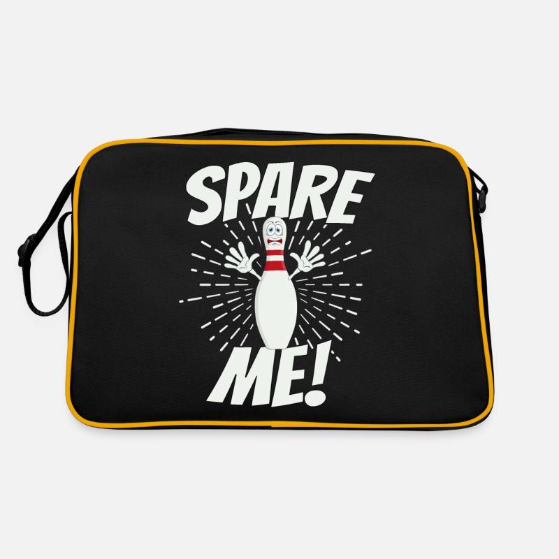 Bowling Bowling Team Club Bowling Pin Retro Bag