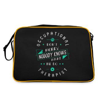 ergothérapie - Sac Retro - noir/or - Dos