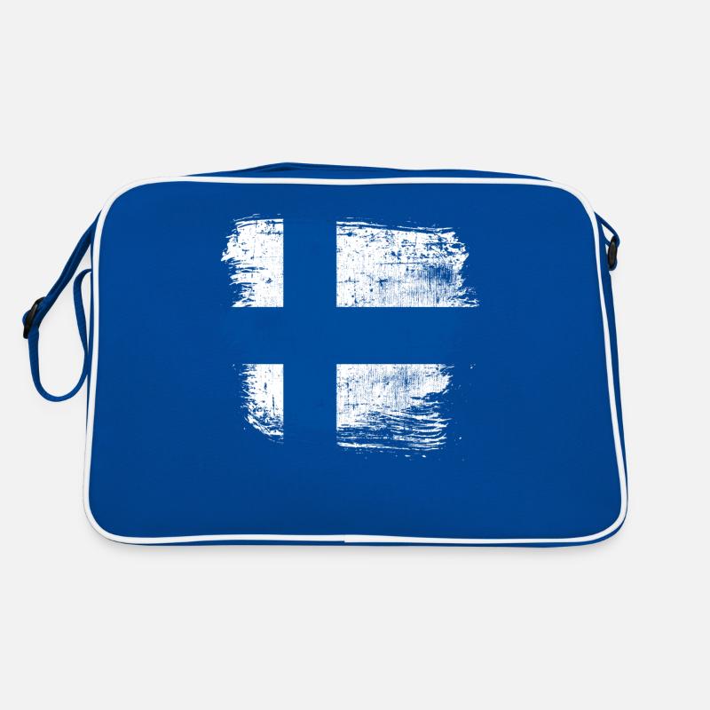 Drapeau de la Finlande Sac Retro
