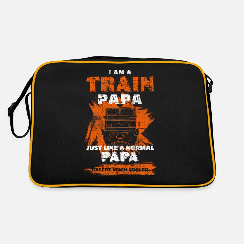 Eisenbahn Zug Papa Retro Tasche