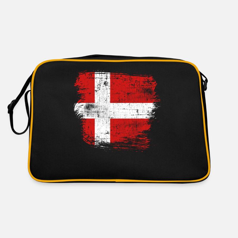 Denmark Flag Retro Bag