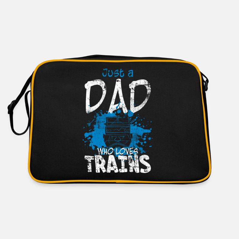 Eisenbahn Züge Papa Retro Tasche