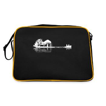 Tee guitare, conception musicale, graphique de musicien - Sac Retro - noir/or - Dos