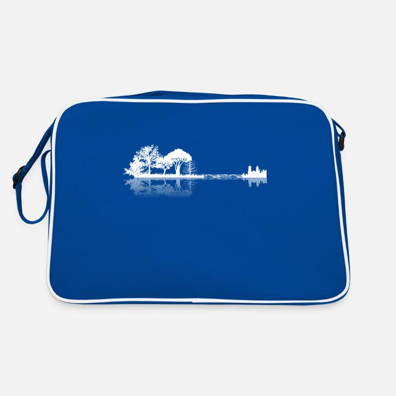 Tee guitare, conception musicale, graphique de musicien Sac Retro