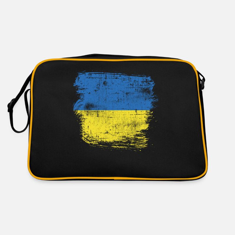 Drapeau de l’Ukraine Sac Retro
