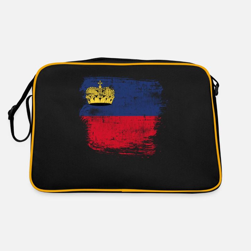 Lichtenstein Flag Retro Bag