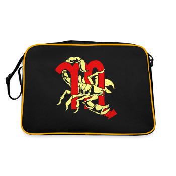 Scorpion - Retro Bag - black/gold - Back
