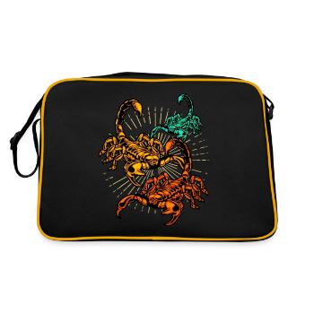 Scorpion - Retro Bag - black/gold - Back