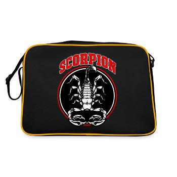 Scorpion - Retro Bag - black/gold - Back