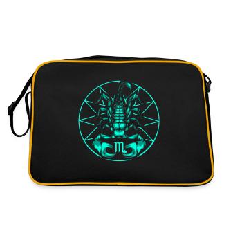 Scorpio Zodiac Sign Horoscope Insect Astrology - Retro Bag - black/gold - Back