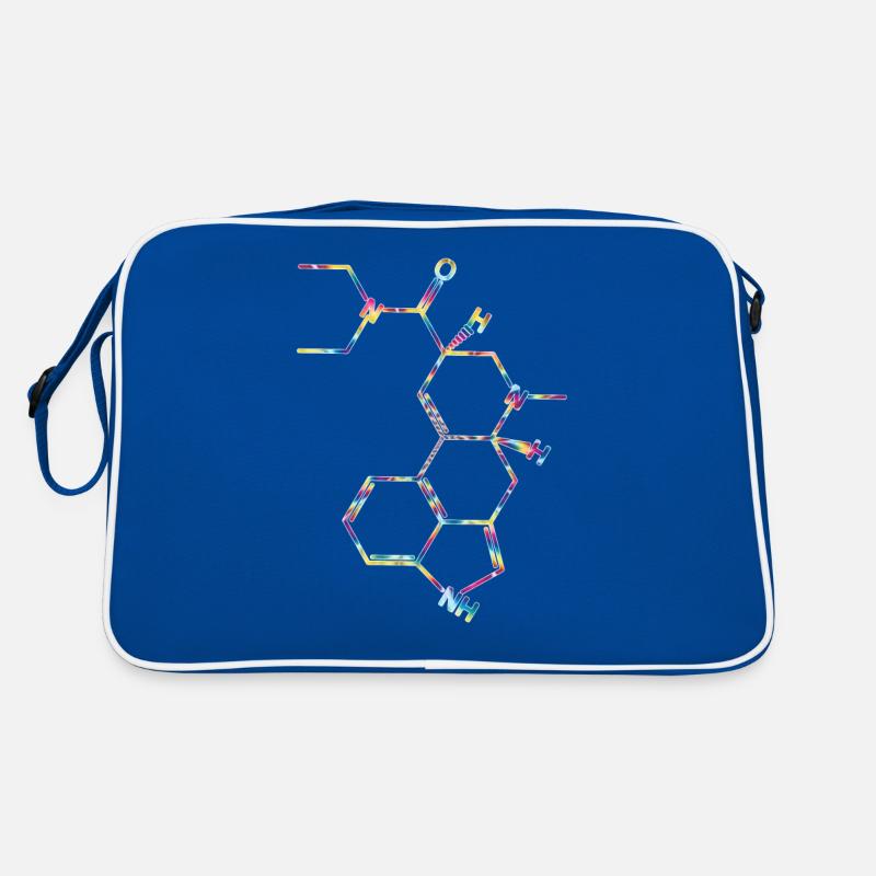 LSD Strukturformel Acid Molekül Albert Hofmann Sac Retro