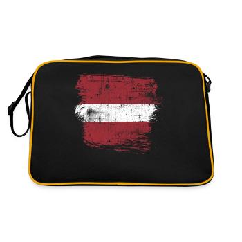 Latvia - Retro Bag - black/gold - Back