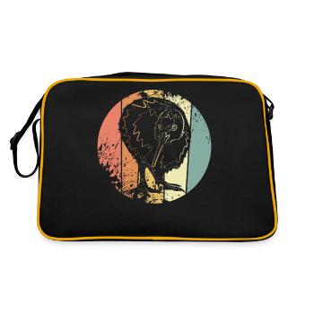 Kiwi Nouvelle-Zélande Backpacker - Sac Retro - noir/or - Dos