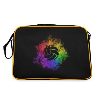 Volleyball Sports - Retro Bag - black/gold - Back