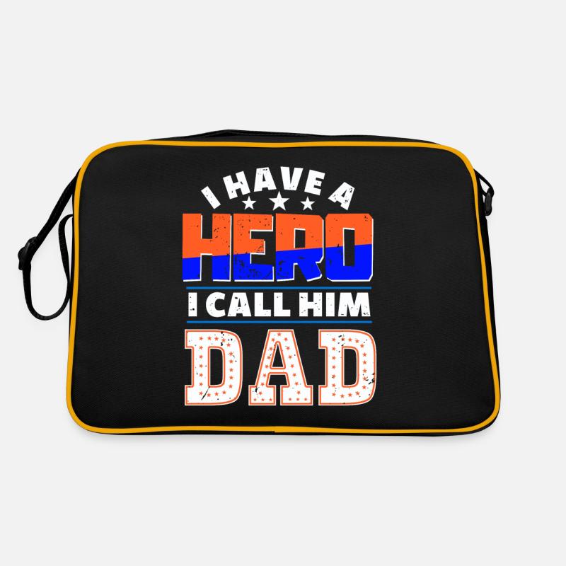 Ich habe eine Held - Papa Retro Tasche